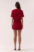 Aine Mini Dress - Raspberry