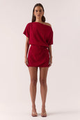 Aine Mini Dress - Raspberry