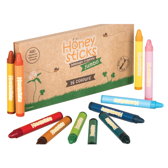 Honeysticks jumbo crayons available from www.thecollectivenz.com