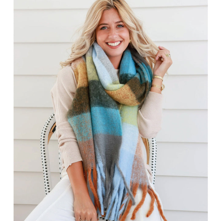 Winter soft touch scarf available from www.thecollectivenz.com
