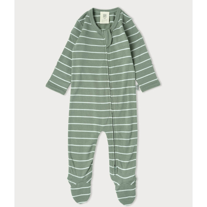 Babu Merino Footed Onesie is the ultimate all-in-one outfit for sleep, play and outdoor adventures, available from www.thecollectivenz.com