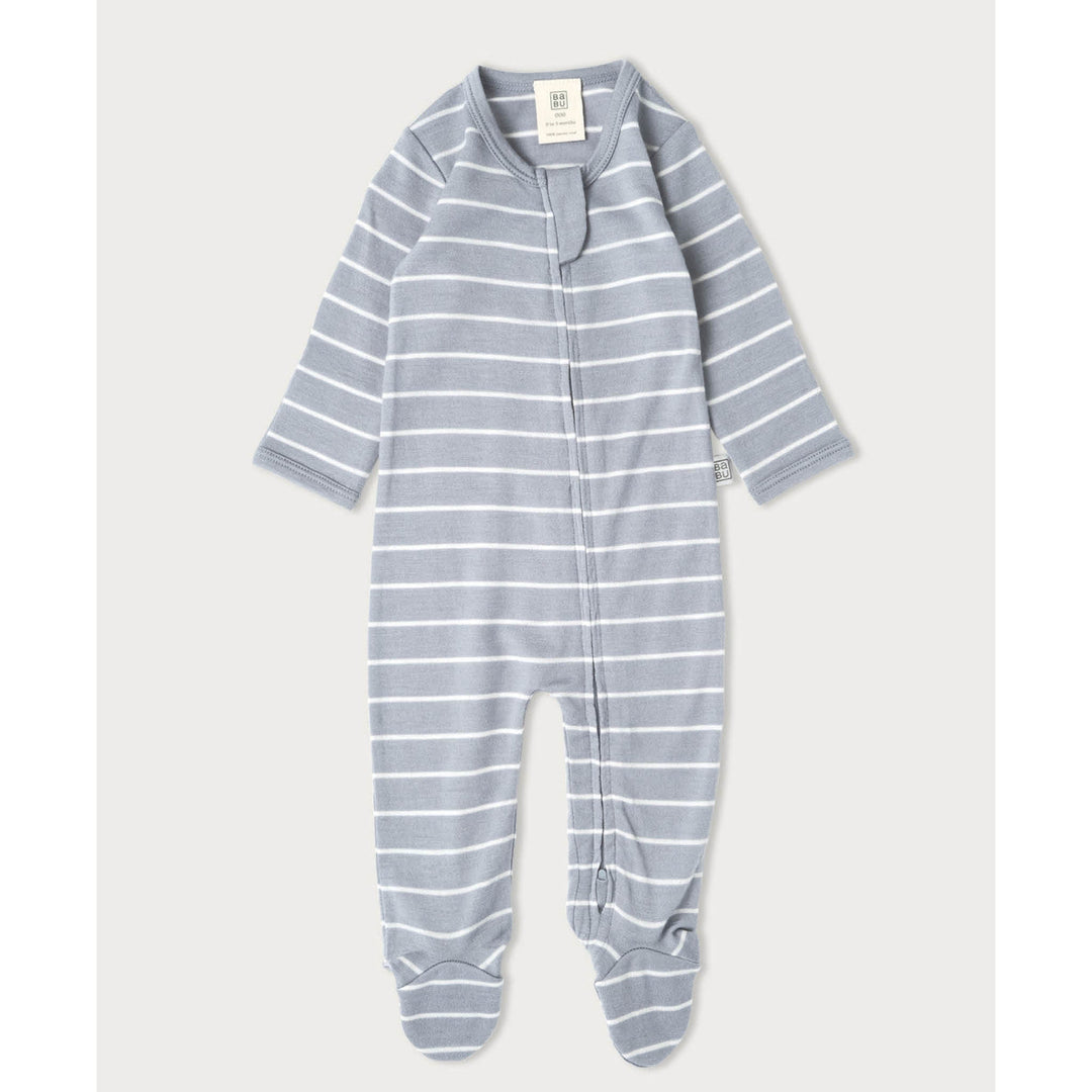 Babu Merino Footed Onesie is the ultimate all-in-one outfit for sleep, play and outdoor adventures, available from www.thecollectivenz.com