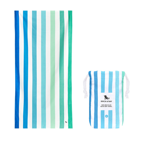 Dock & Bay: Beach Towel Summer Collection L - Endless River