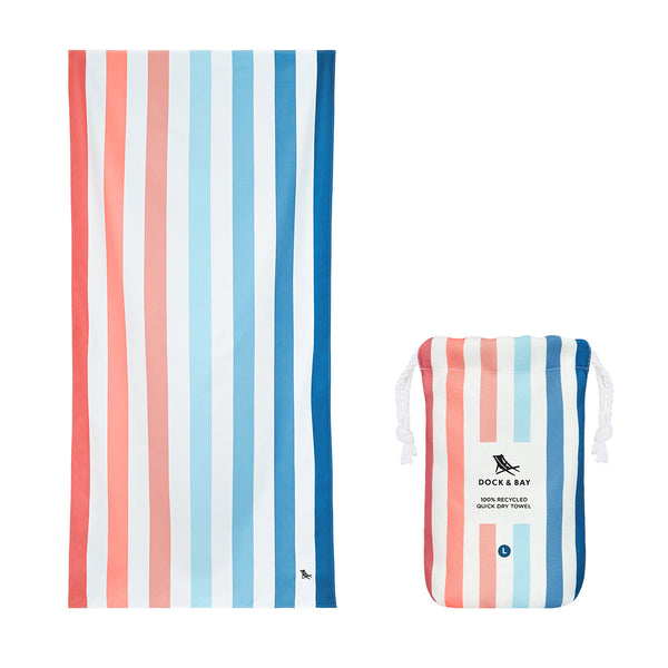 Dock & Bay: Beach Towel Summer Collection L - Sand To Sea