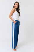 Lottie Pant - Navy / White