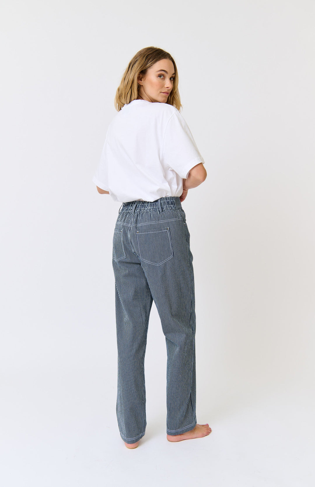 Baylor Pant Stripe - Denim
