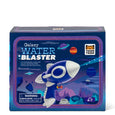Box of Galaxy Water Blaster toy with space-themed design and Tiger Tribe branding.
