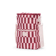 Red and white checkered base cooler bag on a white background