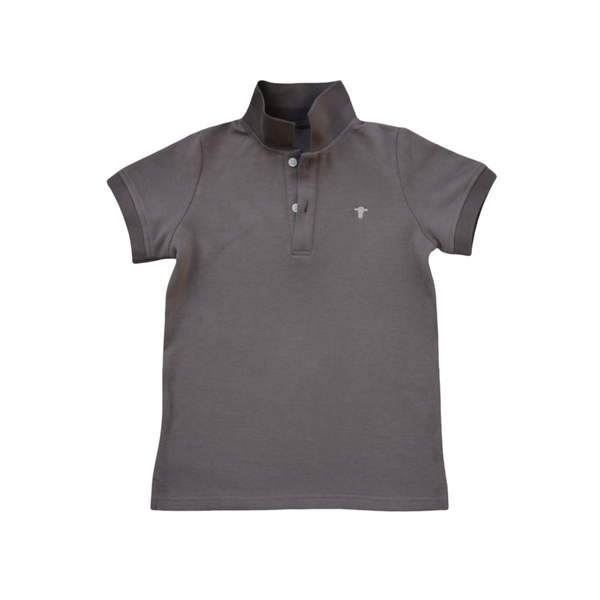 Mocha jubee & co polo shirt on a white background