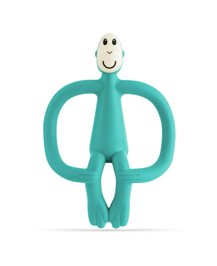 Monkey Teething Toy and Gel Applicator - Emerald Green
