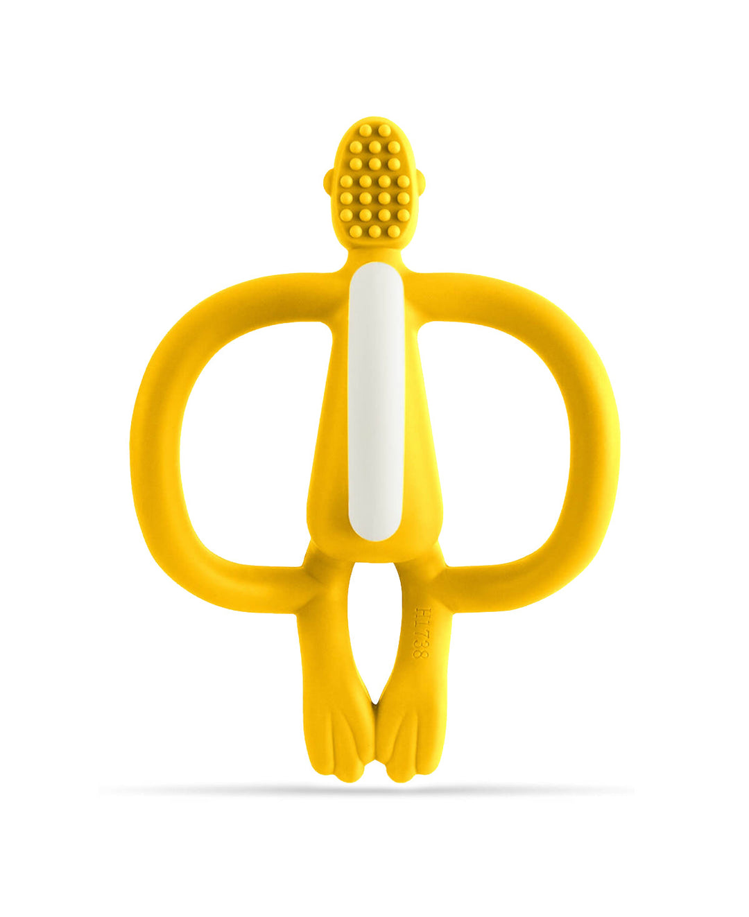 Monkey Teething Toy and Gel Applicator - Yellow