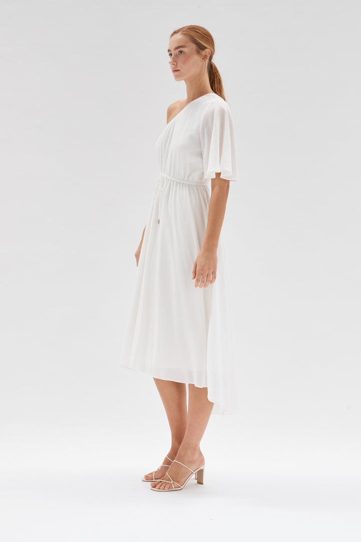 Staple the label evie one shoulder dress available from www.thecollectivenz.com