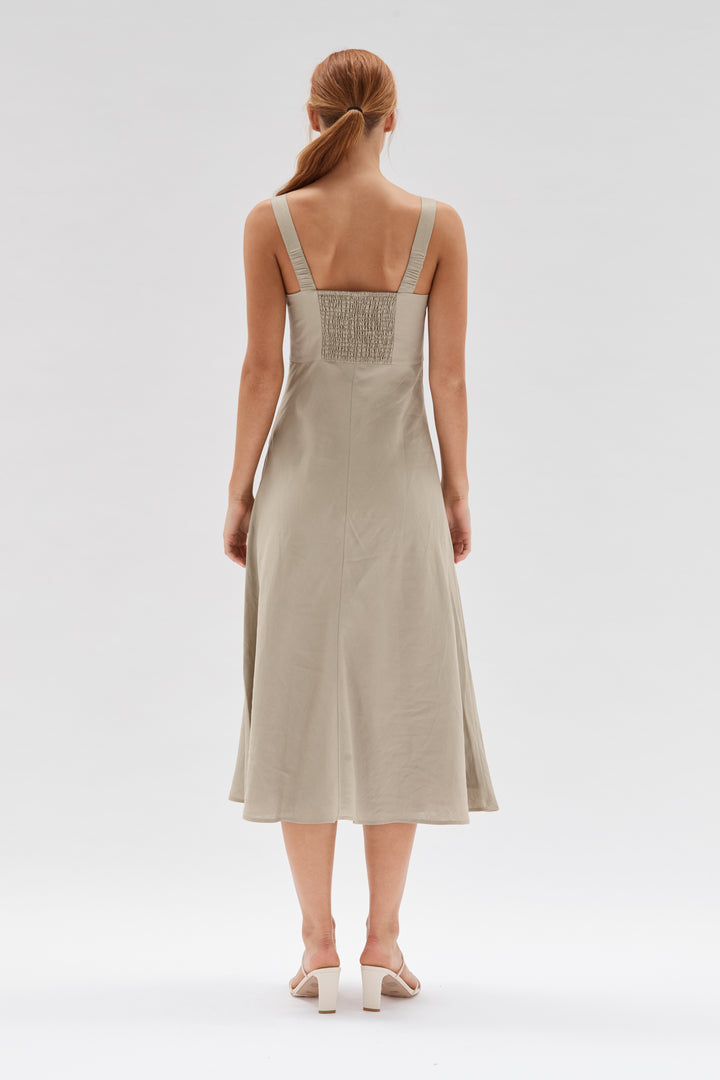 Staple the label juniper midi dress available from www.thecollectivenz.com