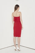 Aspire Strapless Dress - Red