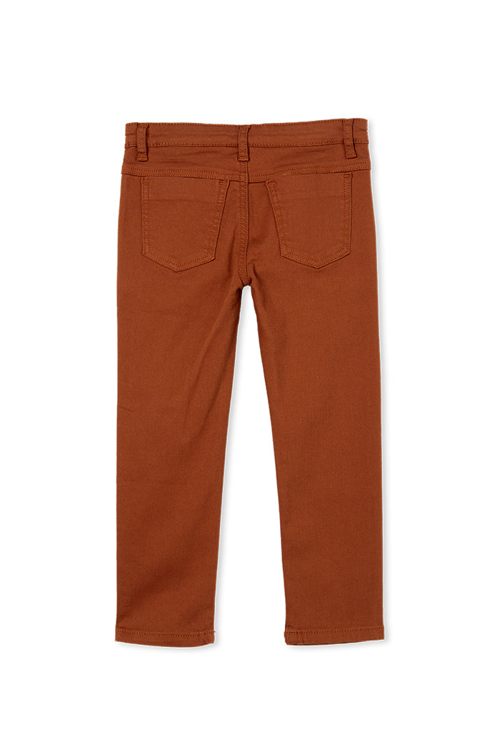 Milky nutmeg denim jeans available from www.thecollectivenz.com