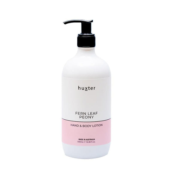 Huxter hand and body lotion available from www.thecollectivenz.com