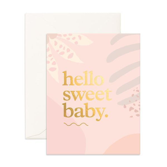 Hello Sweet Baby - Card