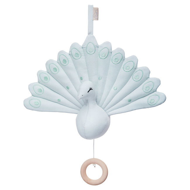 musical peacock mobile / Blue Mist