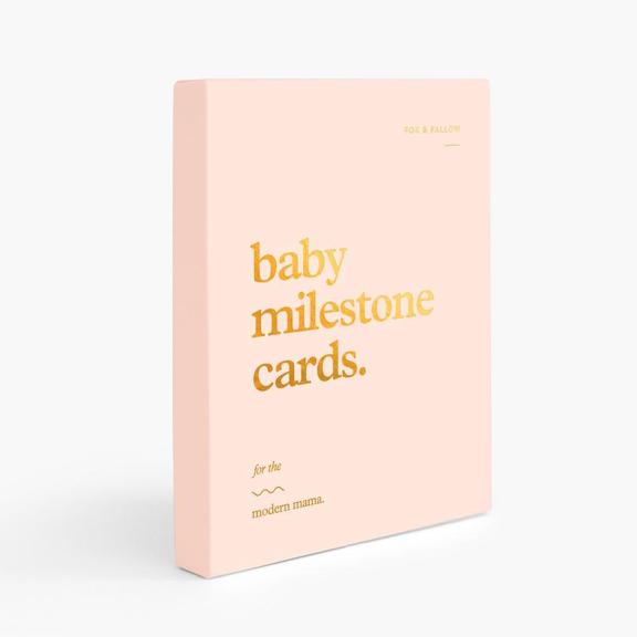 Baby Milestone Cards - Pink