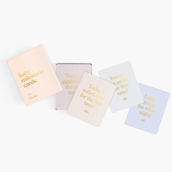 Baby Milestone Cards - Pink