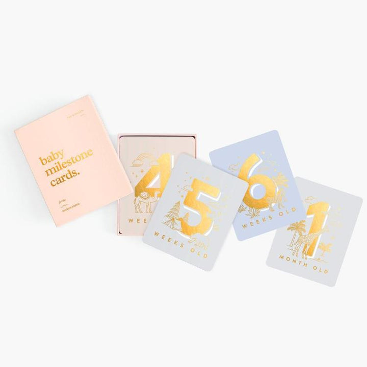 Baby Milestone Cards - Pink