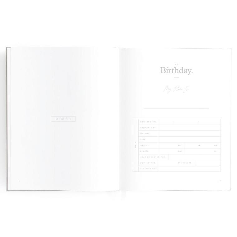 Baby Book - Grey