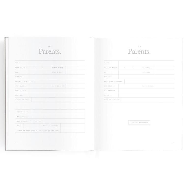 Baby Book - Grey