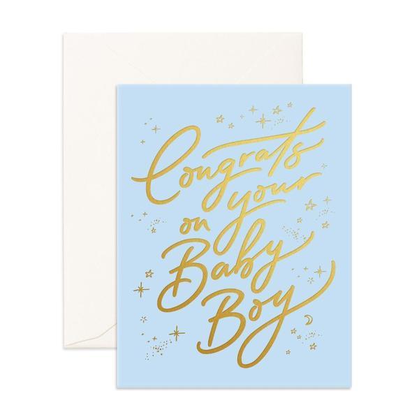 Congrats on your baby boy - Card