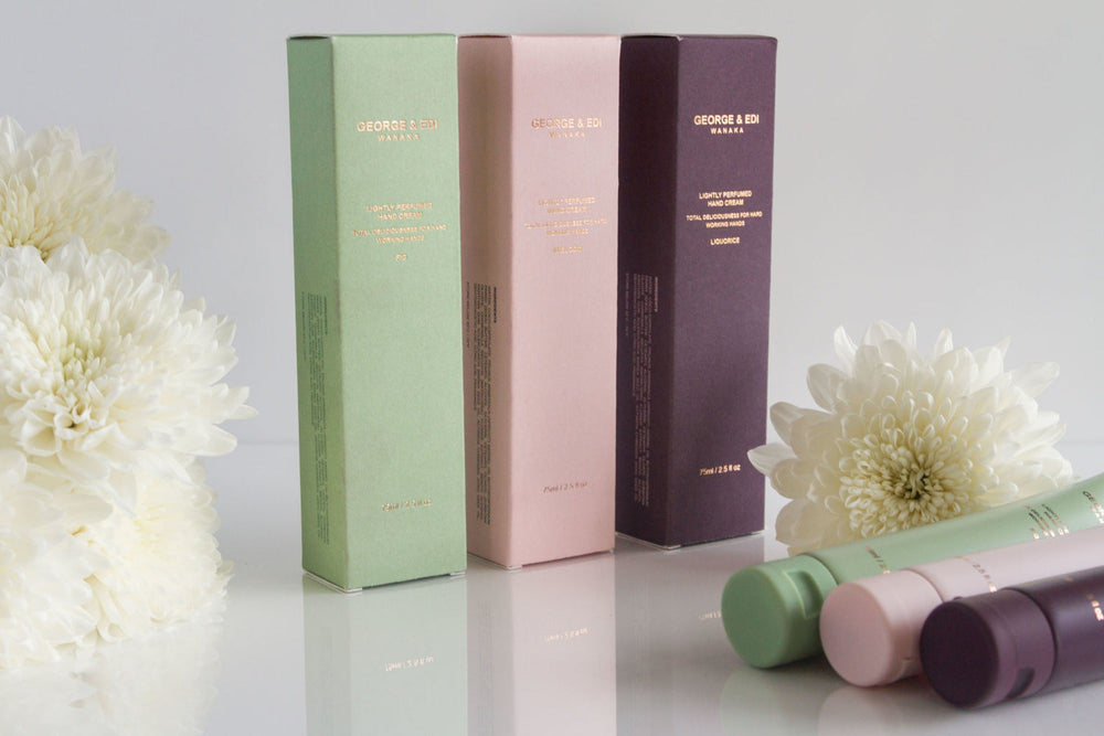 George & Edi in bloom hand cream available from www.thecollectivenz.com