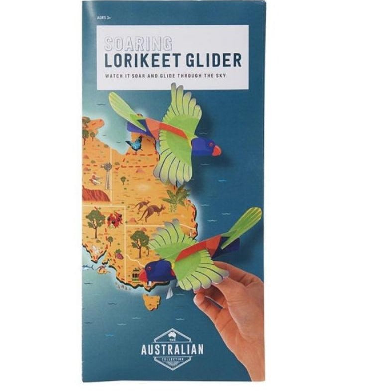 IS Gift soaring lorikeet glider available from www.thecollectivenz.com
