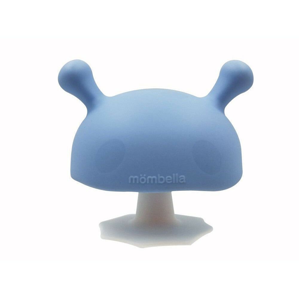Mombella soothing mushroom teether available from www.thecollectivenz.com