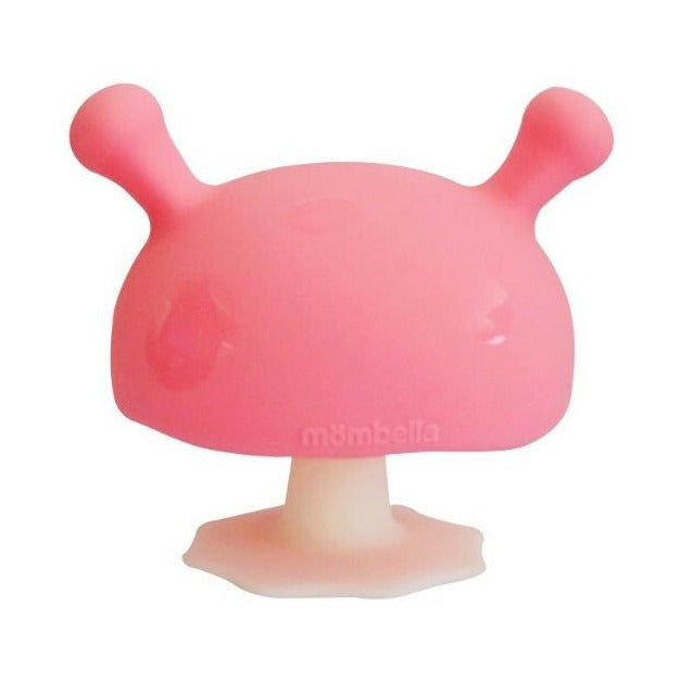 Mombella soothing mushroom teether available from www.thecollectivenz.com