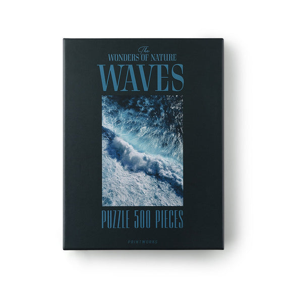 Printworks waves puzzle available from www.thecollectivenz.com