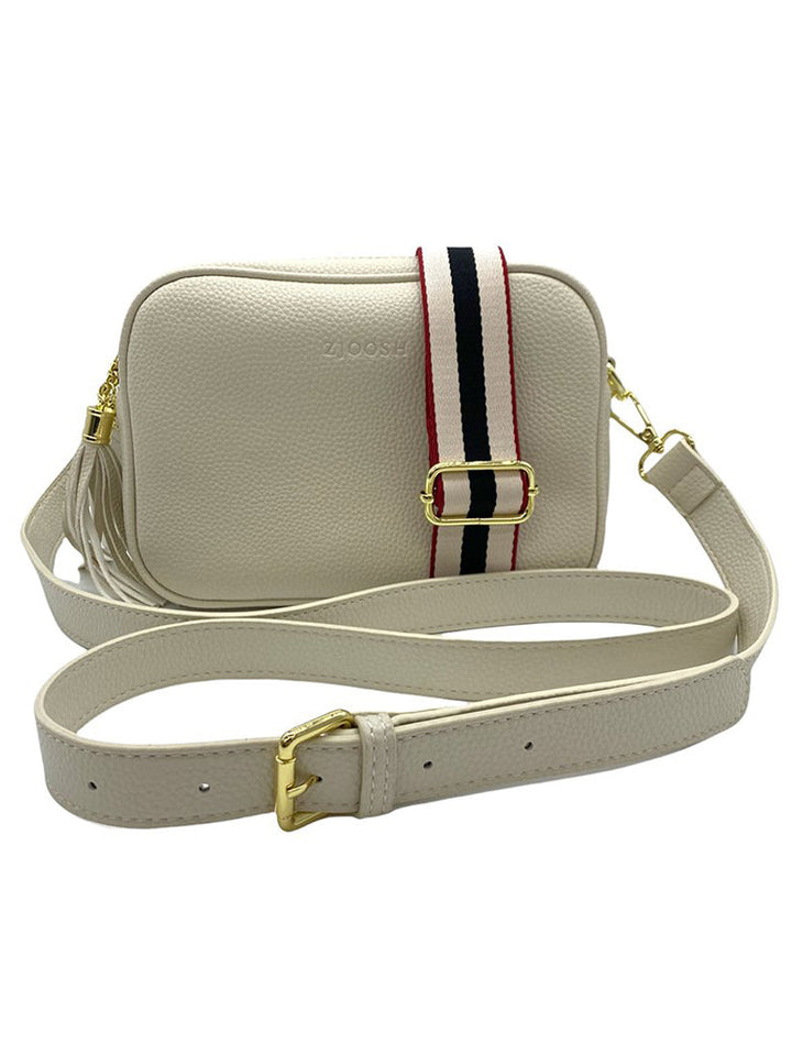 Ruby Sports Cross Body Bag - Ecru