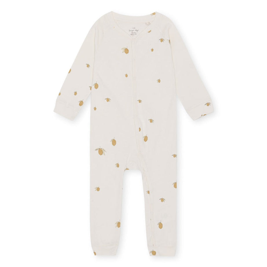 Konges slojd lemon sleepy onesie available from www.thecollectivenz.com