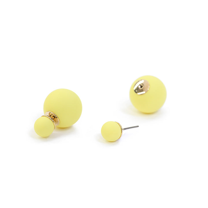 Yellow Bubble Studs