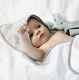 Baby Hooded Towel -Storm