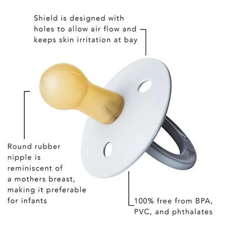 Bibs Soother (2 pack) Rust