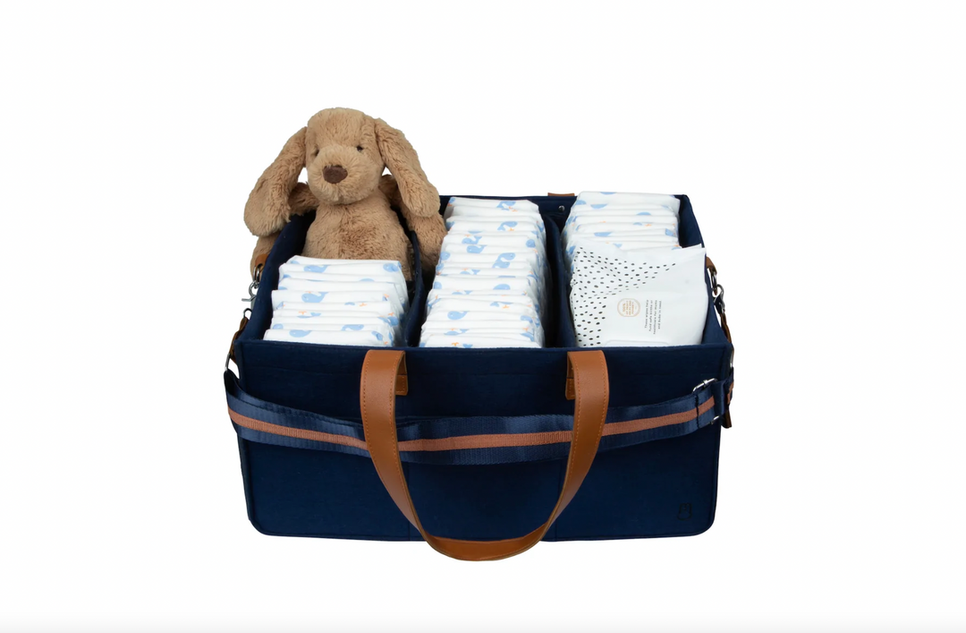 Navy bunny caddie available from www.thecollectivenz.com