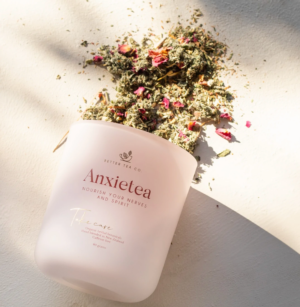 Anxietea tea available from www.thecollectivenz.com