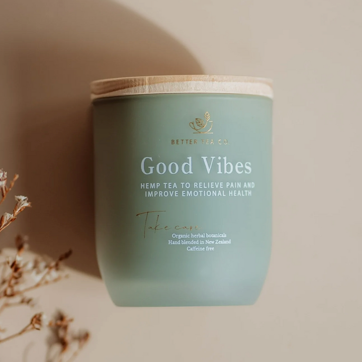 Better tea good vibes tea available from www.thecollectivenz.com