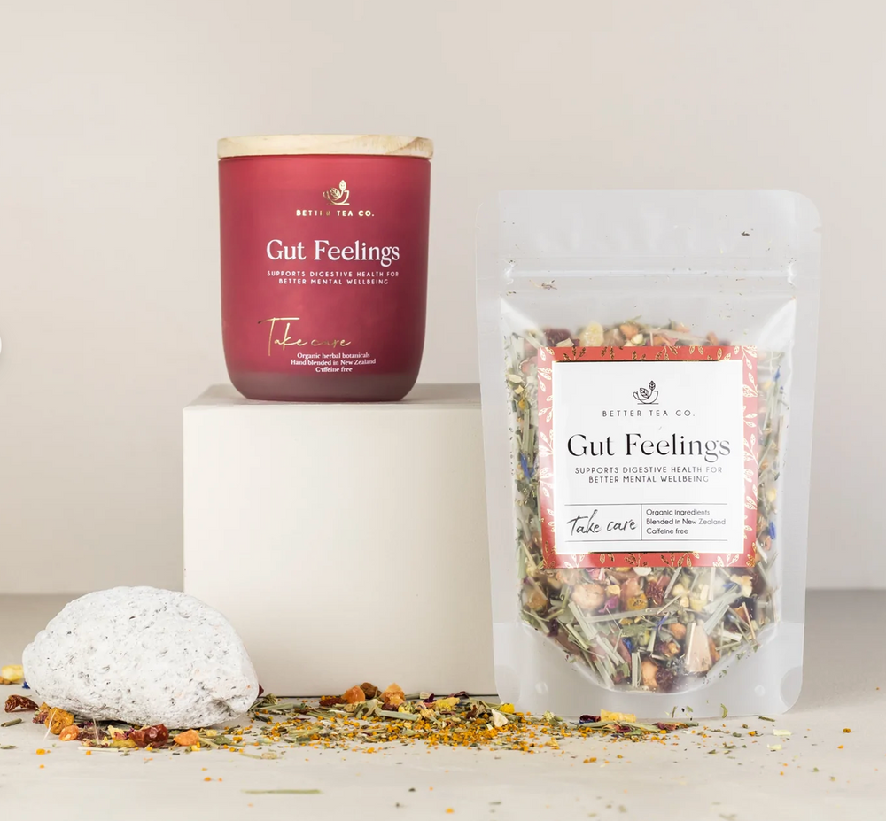 Better Tea gut feelings tea available from www.thecollectivenz.com