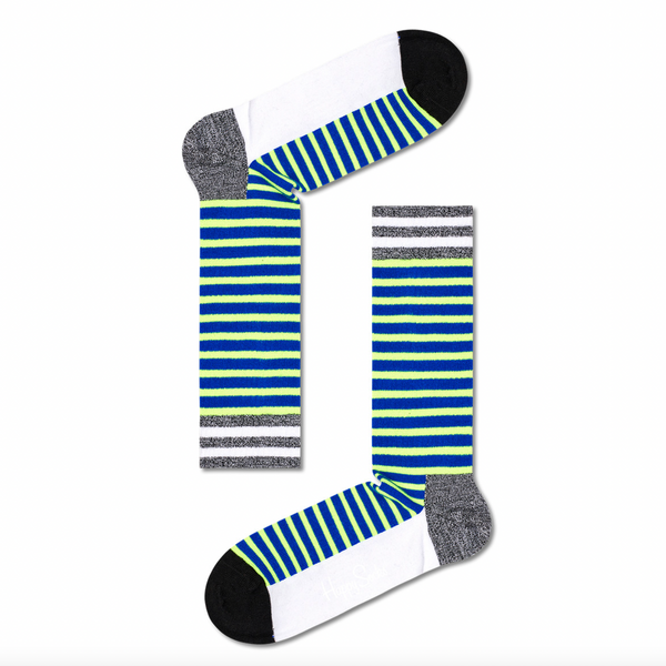 Neon stripe happy socks available from www.thecollectivenz.com