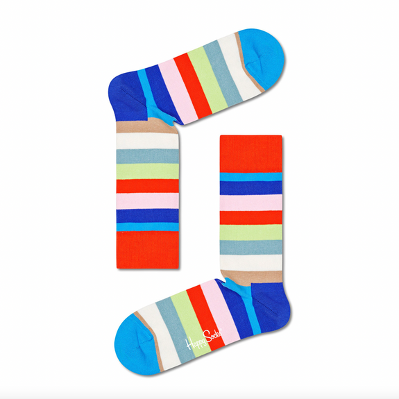 Stripe happy socks available from www.thecollectivenz.com