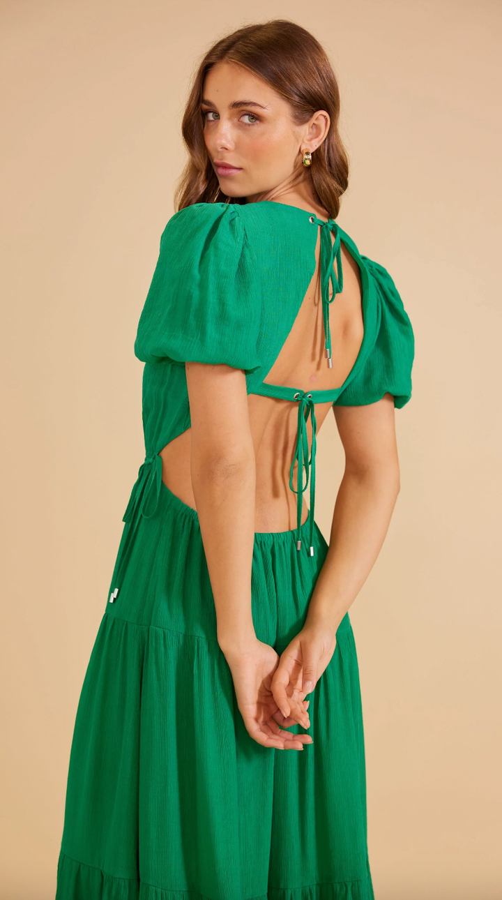 Minkpink eleanor midi dress available from www.thecollectivenz.com