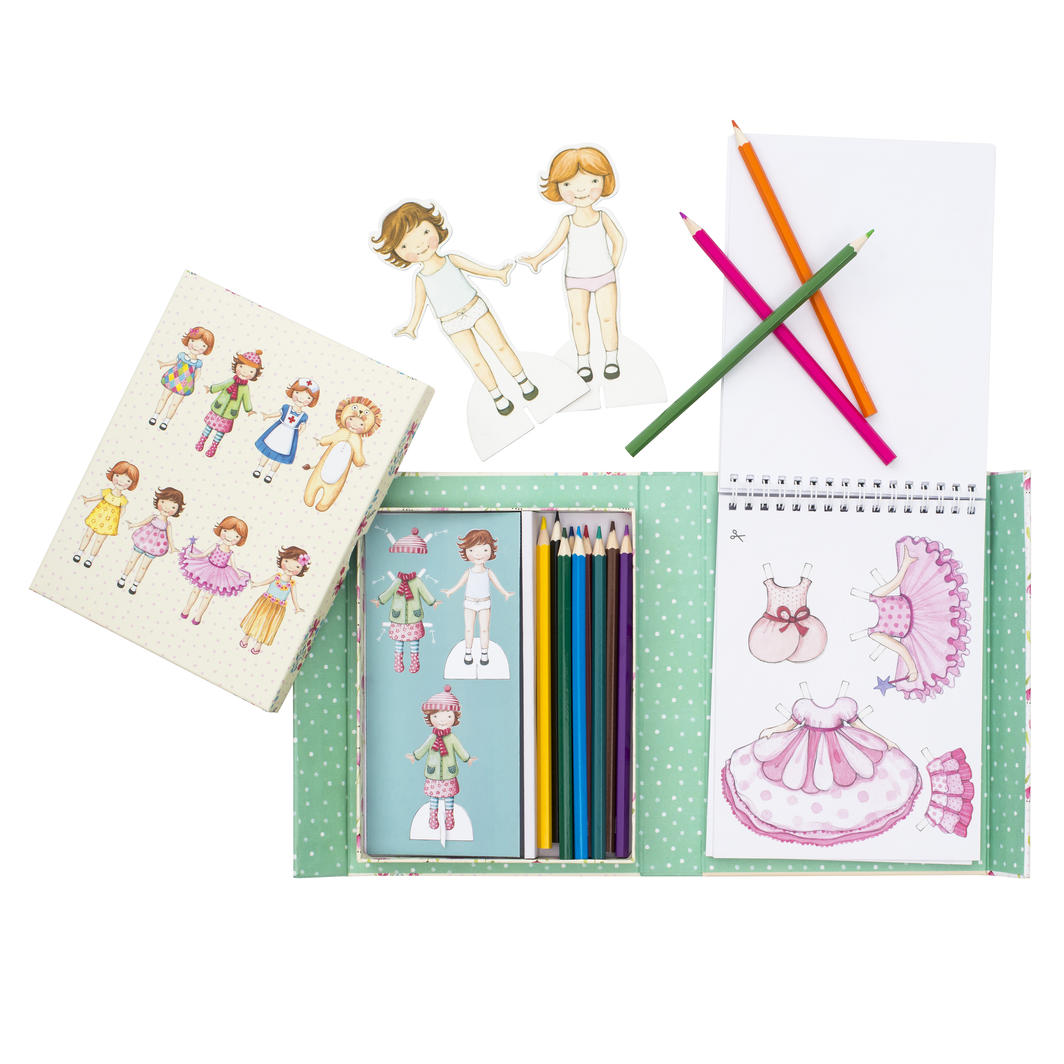 Tiger tribe Paper doll kit available from www.thecollectivenz.com