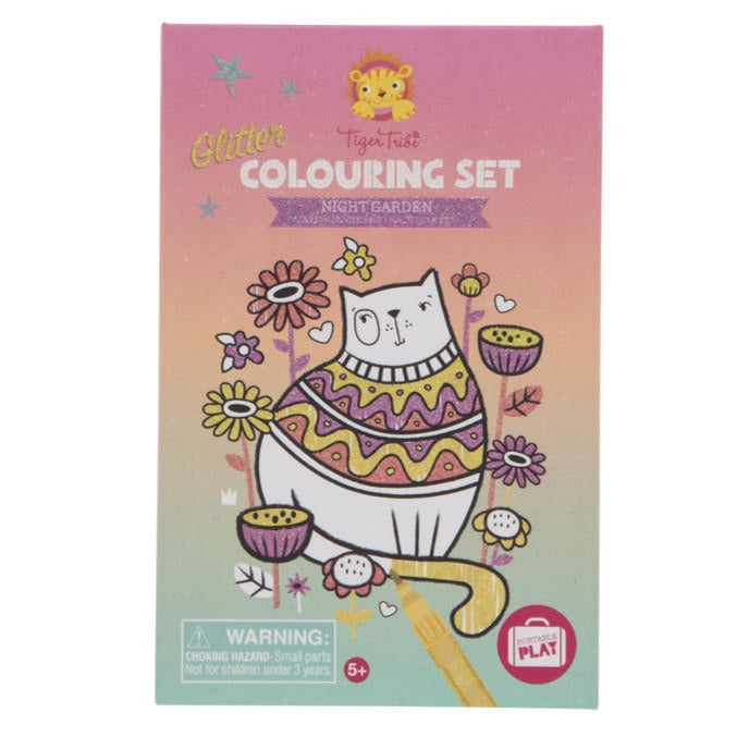 Tiger tribe night garden colouring set available from www.thecollectivenz.com