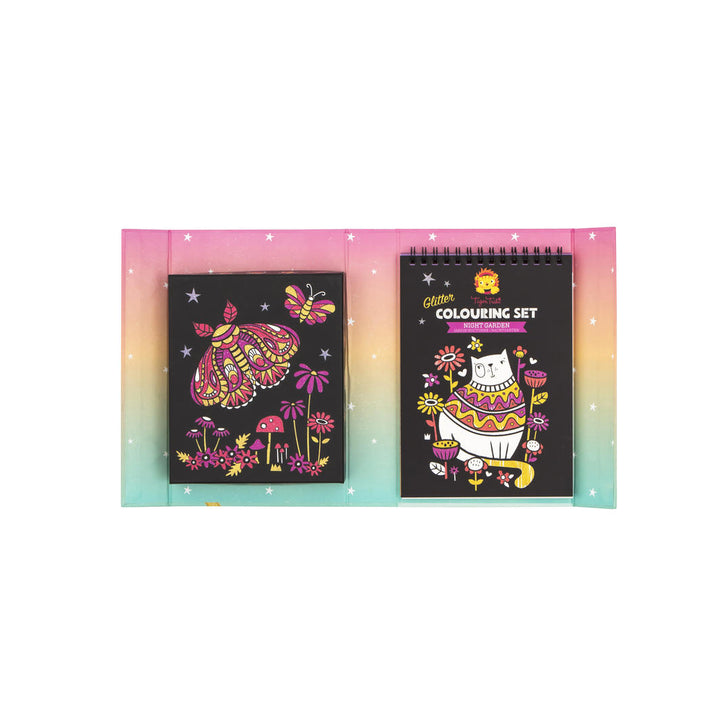 Tiger tribe night garden colouring set available from www.thecollectivenz.com