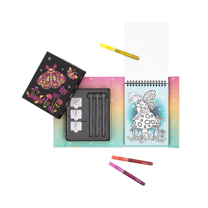 Tiger tribe night garden colouring set available from www.thecollectivenz.com