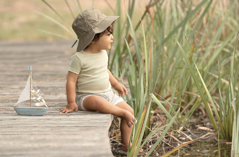 Toshi dinosauria baby shorts available from www.thecollectivenz.com